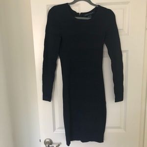 Women's French Connection Dark Blue Stripped Dress
